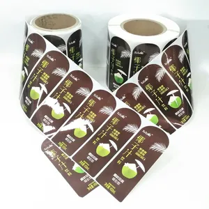 China fabricante de fábrica personalizado precio barato Natural privado etiqueta engomada de la etiqueta para bebida energética - Product Image 1