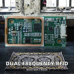 Nouveau lecteur double fréquence DC 5V 7941D, carte de développement, module sans fil RFID, buzzer UART 13,56 MHz 125 KHz ISO14443A, original - Product Image 2