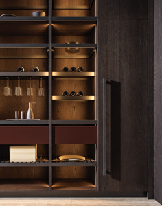 Modern <b>Kitchen</b> <b>Cabinet</b> with Marble Top and Frameless Design for Efficient Space Utilization in <b>Small</b> Apartments - Product Image 4