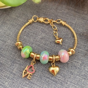 Pulseras <span class=keywords><strong>y</strong></span> brazaletes <span class=keywords><strong>de</strong></span> joyería fina con corazón <span class=keywords><strong>de</strong></span> <span class=keywords><strong>amor</strong></span> fantástico, pulsera <span class=keywords><strong>de</strong></span> circonita cúbica <span class=keywords><strong>de</strong></span> alta calidad, pulsera chapada en oro <span class=keywords><strong>de</strong></span> 18 quilates, <span class=keywords><strong>amistad</strong></span>, <span class=keywords><strong>de</strong></span> alta calidad - Product Image 2