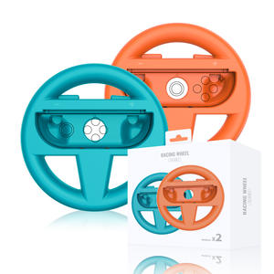 พวงมาลัยสำหรับแข่ง2 in 1ตัวยึดที่จับตัวควบคุมที่จับสำหรับสวิทช์อุปกรณ์เสริมสำหรับตัวควบคุมจอยสติ๊ก2 - Product Image 1