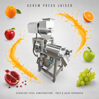 Automatische spiraalpers sapcentrifuge met motor voor fruit- en groenteverwerking, hoge opbrengst, hoge productiviteit, 220V/380V