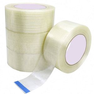 Cinta adhesiva de filamento de fibra de vidrio de alta calidad Accesorios de embalaje reforzados mejorados para ensamblar paquetes de baterías de litio - Product Image 3