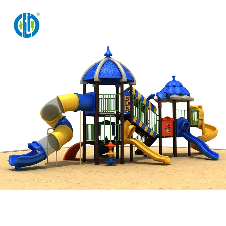 Children outdoor play ground for children playground large combination slide equipment