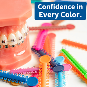 1040 Pcs Ligatures Orthodontiques Élastiques pour Appareils Dentaires Anneaux O-Rings Multicolores - Product Image 4