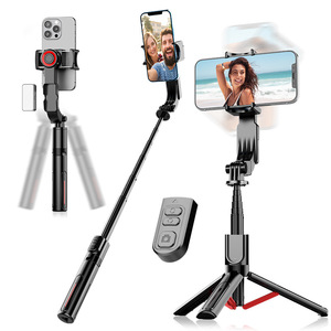 Trépied perche à <span class=keywords><strong>selfie</strong></span> anti-tremblement 680 mm, avec lumière d'appoint et télécommande Bluetooth, pour <span class=keywords><strong>selfie</strong></span>, vlog et diffusion en direct - Product Image 1