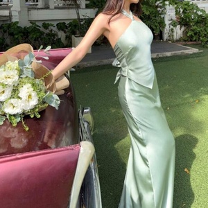 Nuevo Vestido de Verano de Alta Calidad con Cuello Halter y Espalda Oculta, Elegante Vestido Largo Formal para Mujer - Product Image 2