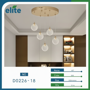 Lampada a sospensione moderna minimalista 220V bianco caldo per soggiorno zona pranzo cucina isola 3D Logo stampato in metallo - Product Image 1