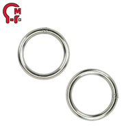 Anillo Redondo de Acero Inoxidable Resistente a la Corrosión, Directo de Fábrica HLM, para Equipos Marinos, Colgantes de Jardín y Enlaces Industriales