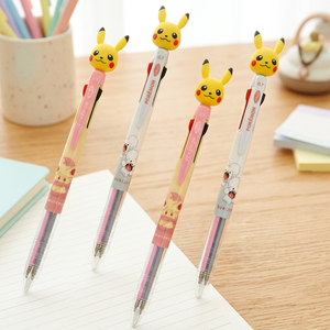 Bolígrafo de PVC coreano con diseño de mascota, 3 colores, punta de 0,7 mm, tinta multicolor, 30 unidades, papelería infantil, personaje lindo de anime Pikaed para la escuela - Product Image 3
