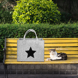 Bolsa de Mano Plegable de Fieltro de Poliéster, Diseño Europeo, Ecológica, de Alta Calidad, Nueva, en Oferta, para Uso Diario - Product Image 6