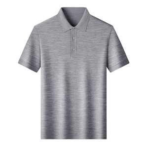 <span class=keywords><strong>Polo</strong></span> da Uomo in Pura Lana Merino con Seta di Gelso - Camicia Termoregolante Morbida al Tatto, <span class=keywords><strong>Polo</strong></span> Lavorata a Maglia di Alta Qualità - Product Image 1