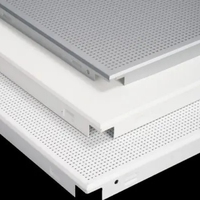 Panel Acústico de Aluminio para Techo Falso de 600x600 con Clip de Fijación de Fábrica