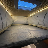 Nouvelle caravane de voyage en fibre de verre avec salle de bain intégrée, prix compétitif, meilleur camping-car pour pick-up