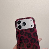 Nouvelle coque de téléphone antichoc à motif léopard pailleté en feuille d'or unique, protection intégrale pour iPhone 18 Pro 17 Pro Max 16 15