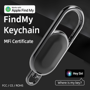 MFI Certifié Localisateur GPS Porte-clés Voiture pour AirTags Trouver Ma Balise Détecteur de Clés Intelligent Suiveur de Localisation Appareil - Product Image 2