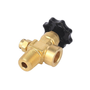 Válvula de Cilindro de Gás de Alta Qualidade CGA580-9B Válvula de Latão para Cilindro de Gás CO2 Oxigênio Nitrogênio para Peças e Acessórios de Válvulas - Product Image 2