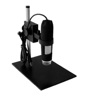 microscoop camera houder Suppliers-Het hete verkopen digitale microscoop usb 8 led 1000x + houder 1000x vergrootglas videocamera maatregel software + houder + plastic liniaal