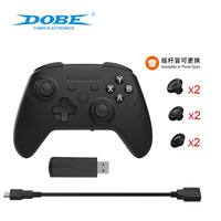 Control de Juego Inalámbrico 2.4G Compatible con Conexión por Cable a PC, Switch, PS3, Consola Portátil Seatm