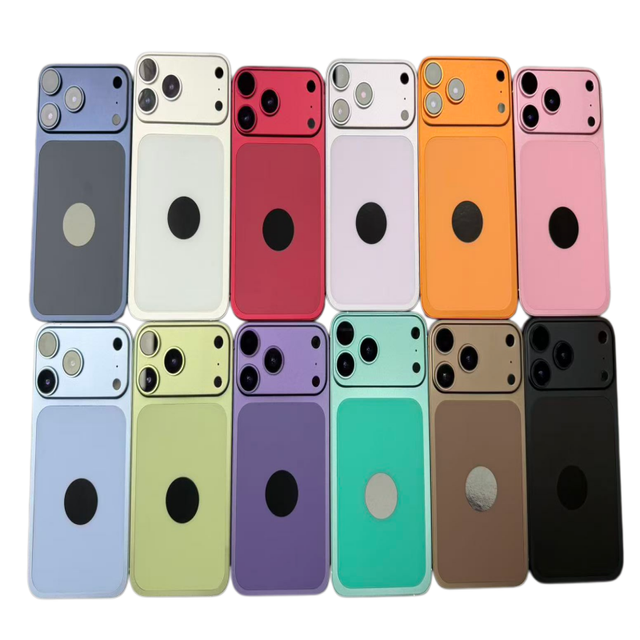For XR/17 Pro/15/16/11/17 Pro Max Back Cover Assembly Orange Mobile Phone Case with Animal Design and 360 Protection