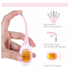 Termómetro Veterinario de Pantalla Grande, Termómetro Médico Preciso de 8 Segundos para Medir la Temperatura Oral y Axilar de Mascotas - Product Image 3