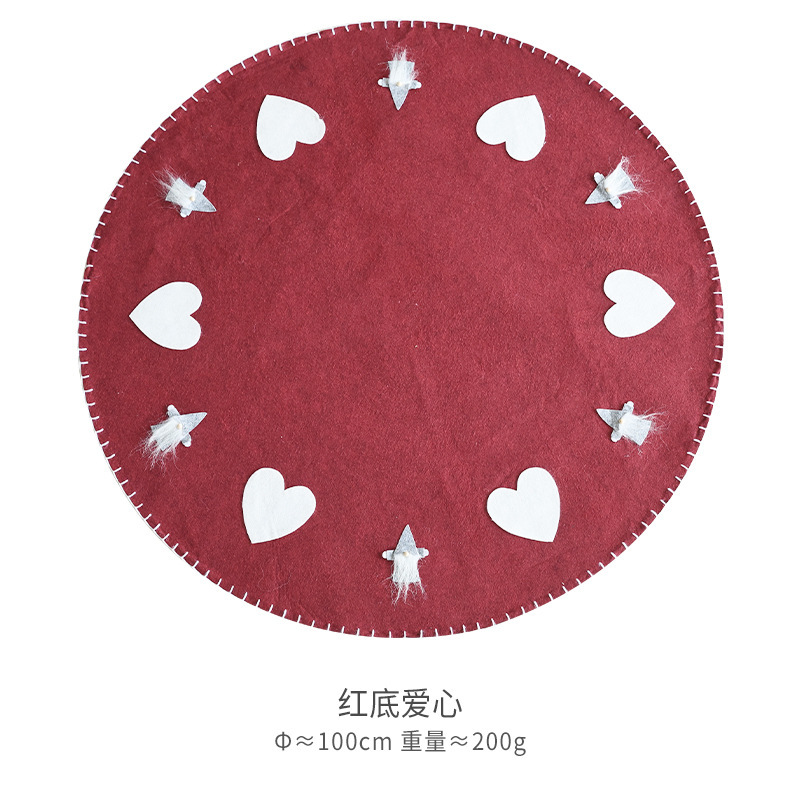 Coeur fond rouge/0,2kg
