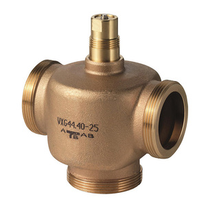 วาล์วสามทางซีเมนส์ VXG44.40-25 สำหรับควบคุมน้ำ พร้อมโครงสร้างควบคุมการไหลแบบลอการิทึมและระบบปิด - Product Image 1