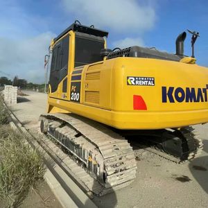 Komatsu รถตักดินไฮดรอลิกแบบ PC200มือสองเหมาะสำหรับงานก่อสร้าง/ขุดเพื่อการเกษตร - Product Image 4
