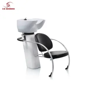 Güzellik ekipmanları ucuz lüks saç salon saç spa güzellik salonu katlanır şampuan sandalye