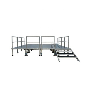 Non-slip Platform Stage Outdoor Events Easy Install Portable Staging - Product Image 1