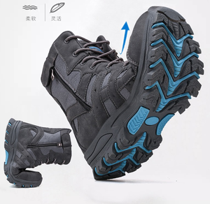 HBB0109 Nouvelles bottes tactiques pour homme, pour escalade, trekking, chasse en plein air, noir, vert, gris avec des couleurs de garniture haute visibilité - Product Image 6