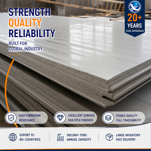 304 430 Brushed Finish 1.2mm 1219mm 4'x10' Annealed Stainless Steel Sheet for Automotive Manufacturing - Product Image 1