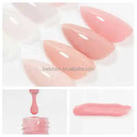 Vernis Gel UV Professionnel OEM 2026 à Dissolvant, Couleur Nude de Haute Qualité, Base Coat Durcissable par Lampe UV pour Usage Esthétique des Ongles PJ-4