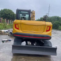 Harga Bagus Excavator Kecil 7.5T XE75D dengan Bucket 0.3m³ dan Breaker untuk Pekerjaan Pemindahan Tanah dan Konstruksi Kota, Hemat Energi