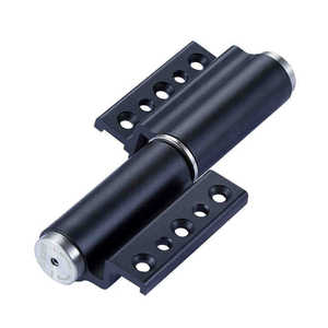 Heavy-Duty Aluminum Alloy Hydraulic Door Window Hinge Pair Bearing Self-Closing/<b>Positioning</b> 180 Degrees Opening Angle Modern GQK - Product Image 5