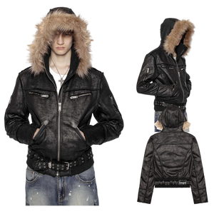OEM alta qualità invernale con Zip Logo <span class=keywords><strong>oversize</strong></span> da uomo in pile Sherpa con cerniera <span class=keywords><strong>giacca</strong></span> in finta pelle <span class=keywords><strong>giacca</strong></span> da uomo - Product Image 1