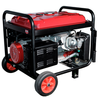 Générateur de soudage à l'arc portable 7500 kW 50 Hz, 7,5 kVA 7,5 kW, 20~300 A réglable, alimenté par moteur à essence