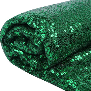 Tissu à paillettes de 3 mm, broderie de perles, broderie tubulaire, dentelle à paillettes violettes, tissu en maille à perles pour robe de mariée, prix de gros - Product Image 4