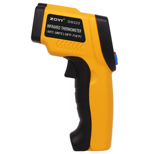 Infrarrojo industrial ZOYI 380: rango de prueba del termómetro de-5C a C emisividad ajustable <span class=keywords><strong>LAL</strong></span>/HAL Max/Min/Avg/Dif Offset - Product Image 2