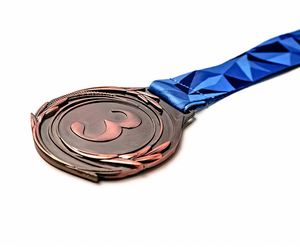 Custom Metal Medal With <b>Polyester</b> <b>Lanyard</b> Marathon Match Zinc Alloy Craft Medal - Product Image 4