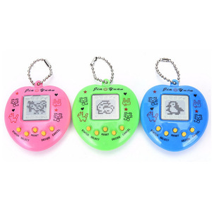 Jouet électronique virtuel en forme de coeur pour animaux de compagnie <span class=keywords><strong>Tamagotchi</strong></span> électronique Machine de jeux pour animaux de compagnie lecteur de jeu portable Mini jouets de jeu pour animaux de compagnie - Product Image 1