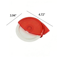 Coupe-pizza rond portable avec ouvre-bouteille, plusieurs styles, rouge et bleu, manches longs et courts