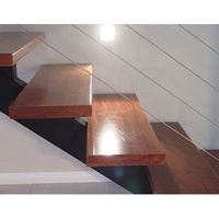 Escalier en bois GOBO, escalier à poutre simple en acier, design d'escalier intérieur
