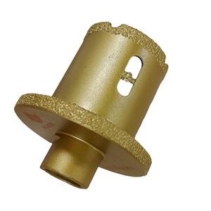 Broca de núcleo de diamante <span class=keywords><strong>PEX</strong></span> de 45-65mm, abridor de sierra de agujero de mármol para lavabo, escariador de maceta, abridor de lavabo, escariador de Flume - Product Image 4