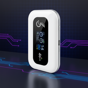 جهاز واي فاي محمول 4G بسعة 3000 مللي أمبير، نقطة اتصال واي فاي صغيرة محمولة بتقنية USB Type-C وWifi6، راوتر لاسلكي متنقل <span class=keywords><strong>3G</strong></span> LTE مع فتحة لبطاقة SIM - Product Image 1