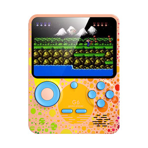 G6 Xách Tay Retro <span class=keywords><strong>3</strong></span>.5 Inch Chơi Game Cầm Tay Giao Diện Điều Khiển Công Suất Lớn Video Trò Chơi Máy Nghe Nhạc Với Ngân Hàng Điện Chức Năng Trẻ Em Quà Tặng - Product Image 6