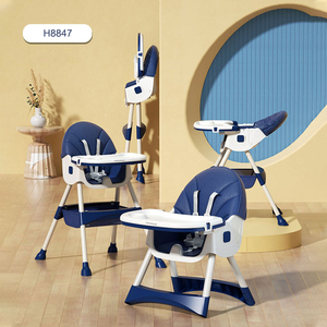 HOWAWA H8847 Chaise haute portable en plastique au <span class=keywords><strong>design</strong></span> moderne pour bébés et enfants de 6 mois à 6 ans, pour la salle à manger/la cuisine, le salon - Product Image 5