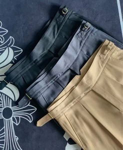 SanMageno, nuevos pantalones de vestir informales inteligentes rectos de cintura media para hombre, venta al por mayor, pantalones de negocios plisados delgados para conferencias, estambre de invierno - Product Image 5