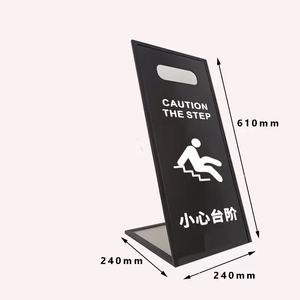 Panneau d'avertissement antidérapant en acrylique, Panneau de signalisation « Attention, marches en travaux », Fabricant de panneaux d'avertissement, Vente en gros - Product Image 5