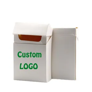 Caixa de papel de impressão personalizada popular, embalagem em branco de doces, caixa vazia de rolo de cartão